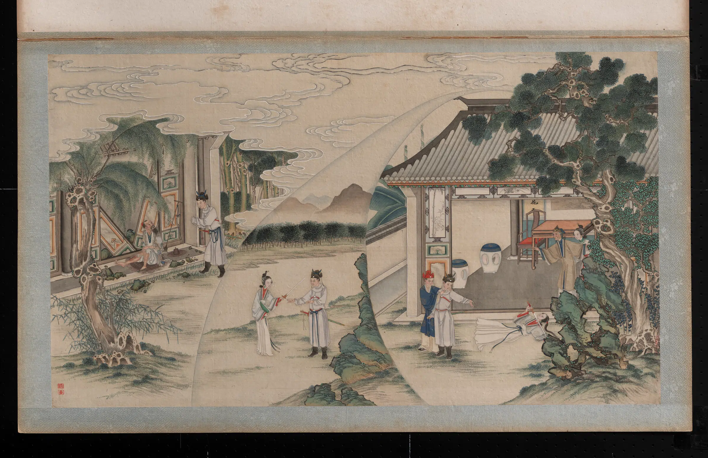 【孙温】《红楼梦画册第一版-情小妹耿情归地府》 第1张