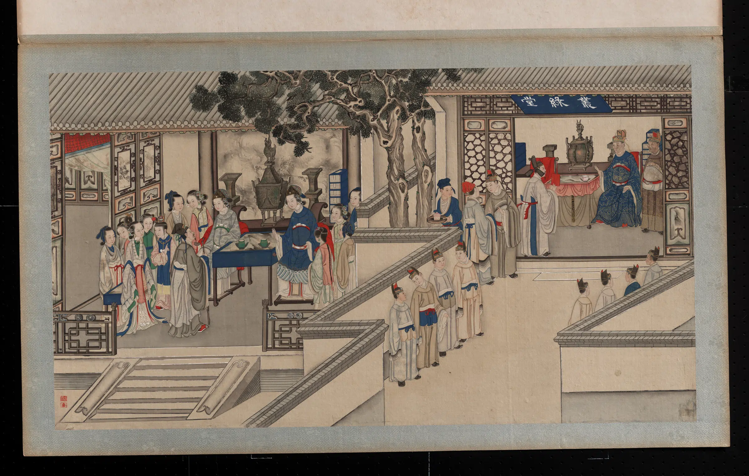 【孙温】《红楼梦画册第一版-13秦可卿死封龙禁尉》 第1张 【孙温】《红楼梦画册第一版-13秦可卿死封龙禁尉》 第1张