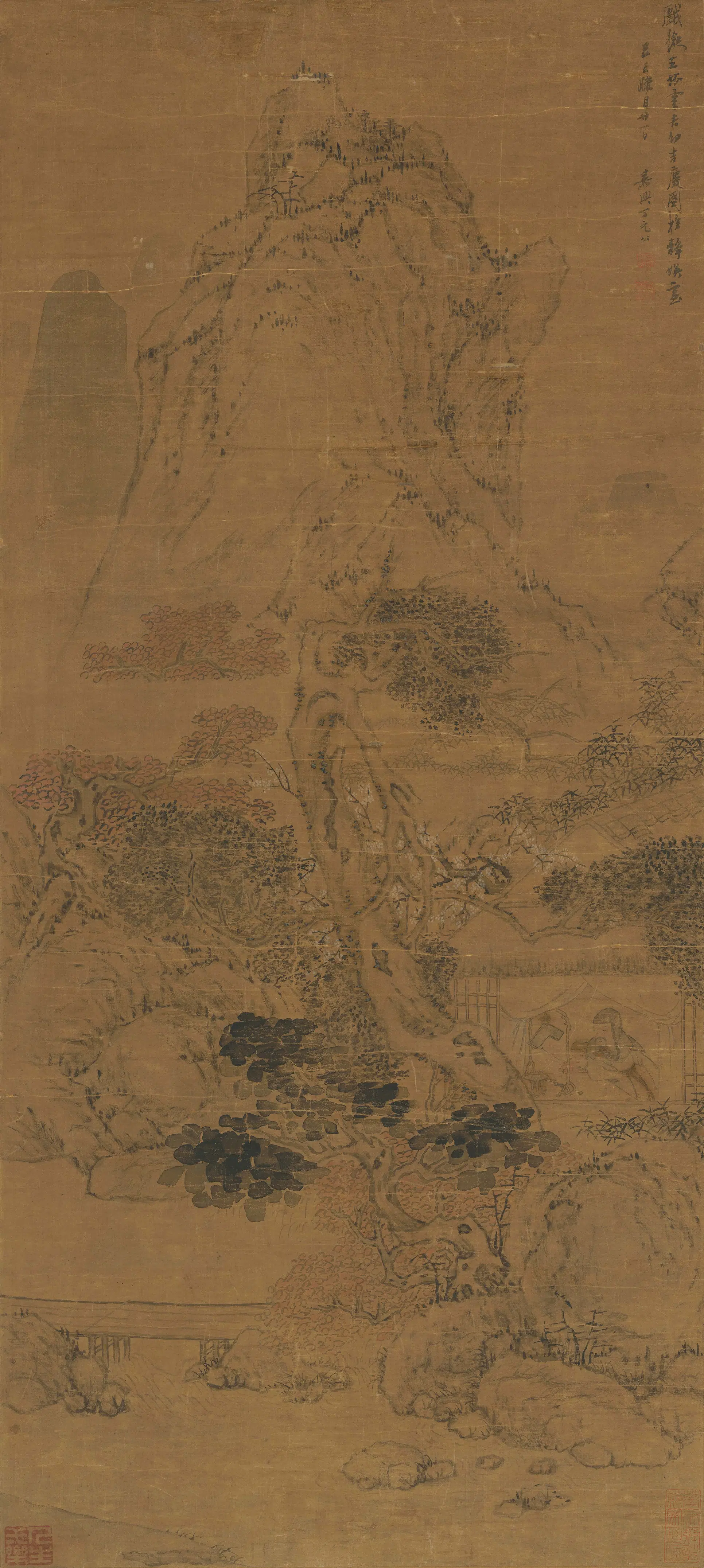 明朝【释净洢(丁元公)】《长幼吉庆图》 第1张 明朝【释净洢(丁元公)】《长幼吉庆图》 第1张