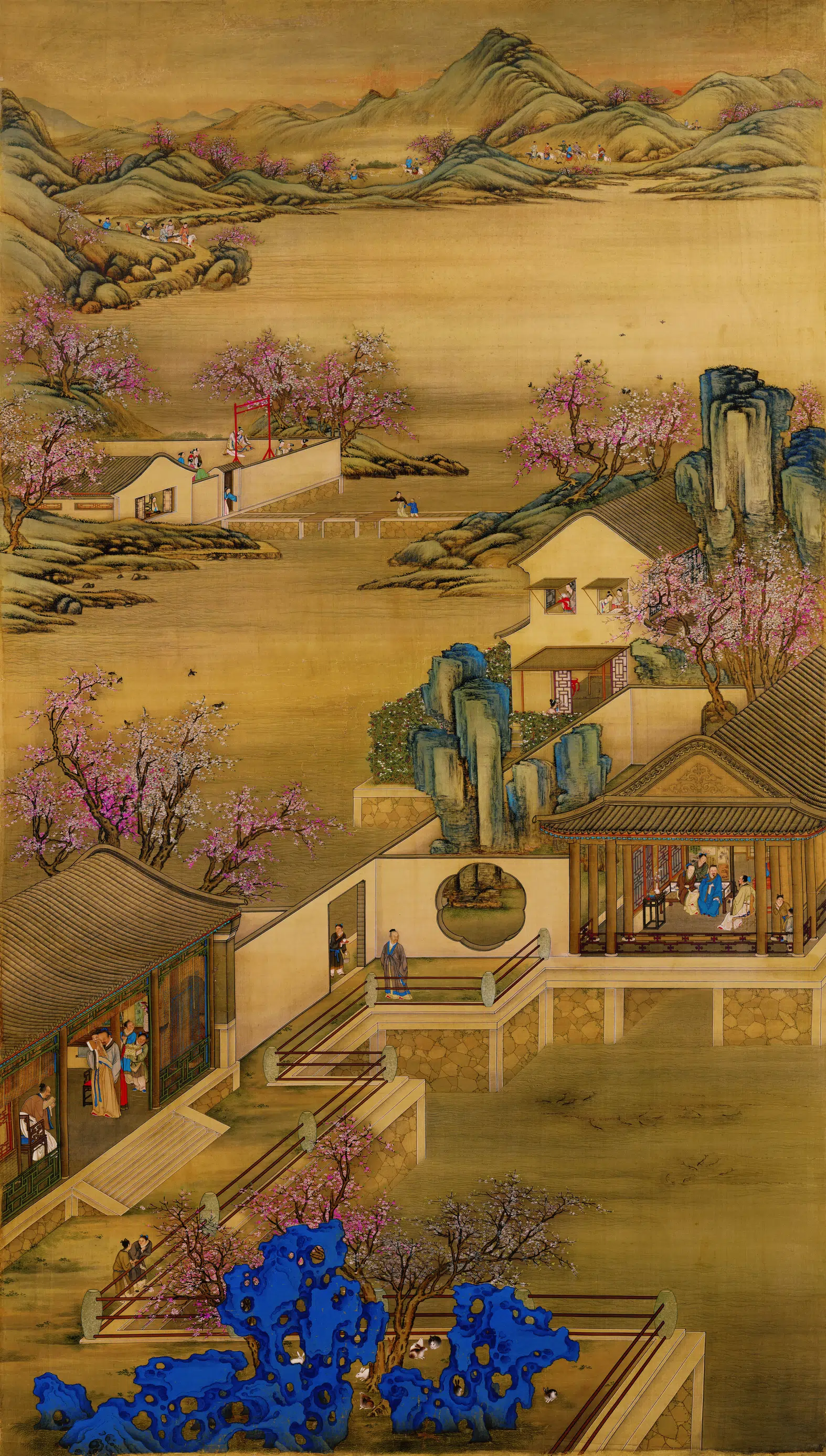 清代【雍正】《雍正行乐图(绢本)(二版)》 第1张 清代【雍正】《雍正行乐图(绢本)(二版)》 第1张