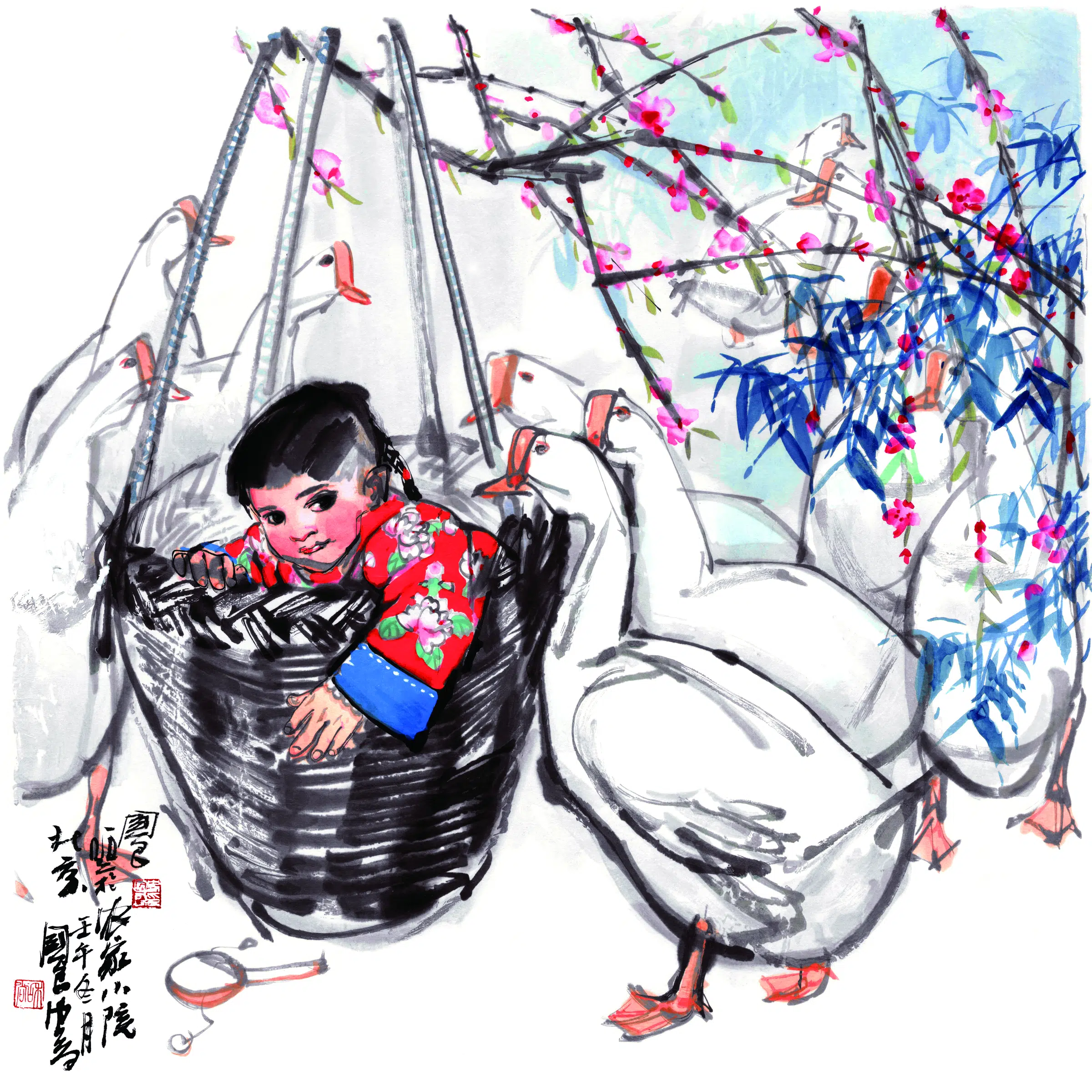 近现代【史国良】《农家小院》 第1张 近现代【史国良】《农家小院》 第1张