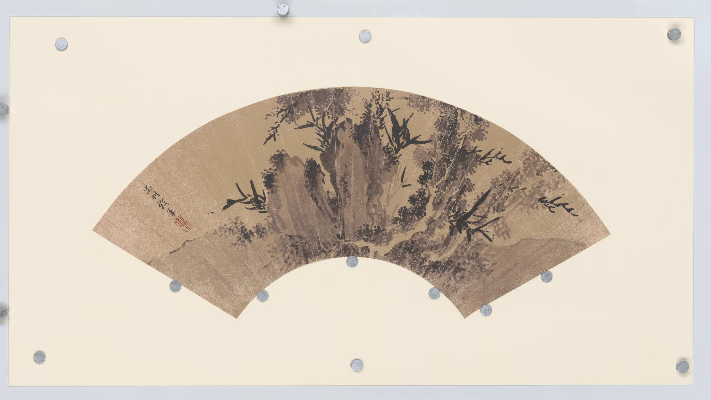 明朝【文徵明】《便面画扇面选集》 第8张 明朝【文徵明】《便面画扇面选集》 第8张