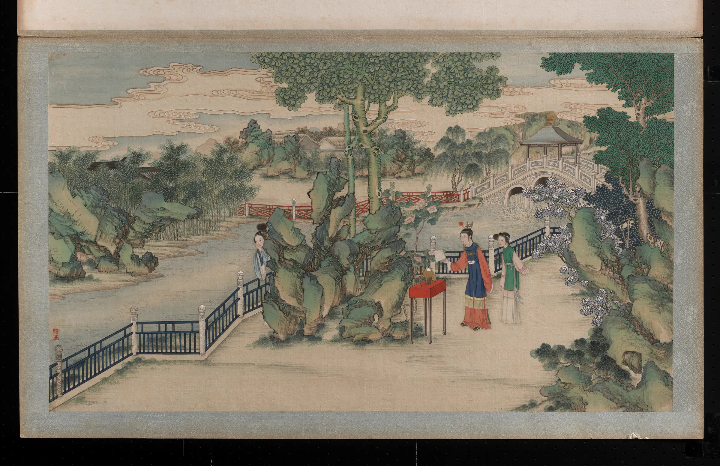 【孙温】《红楼梦画册第一版-痴公子杜撰芙蓉诗》 第1张
