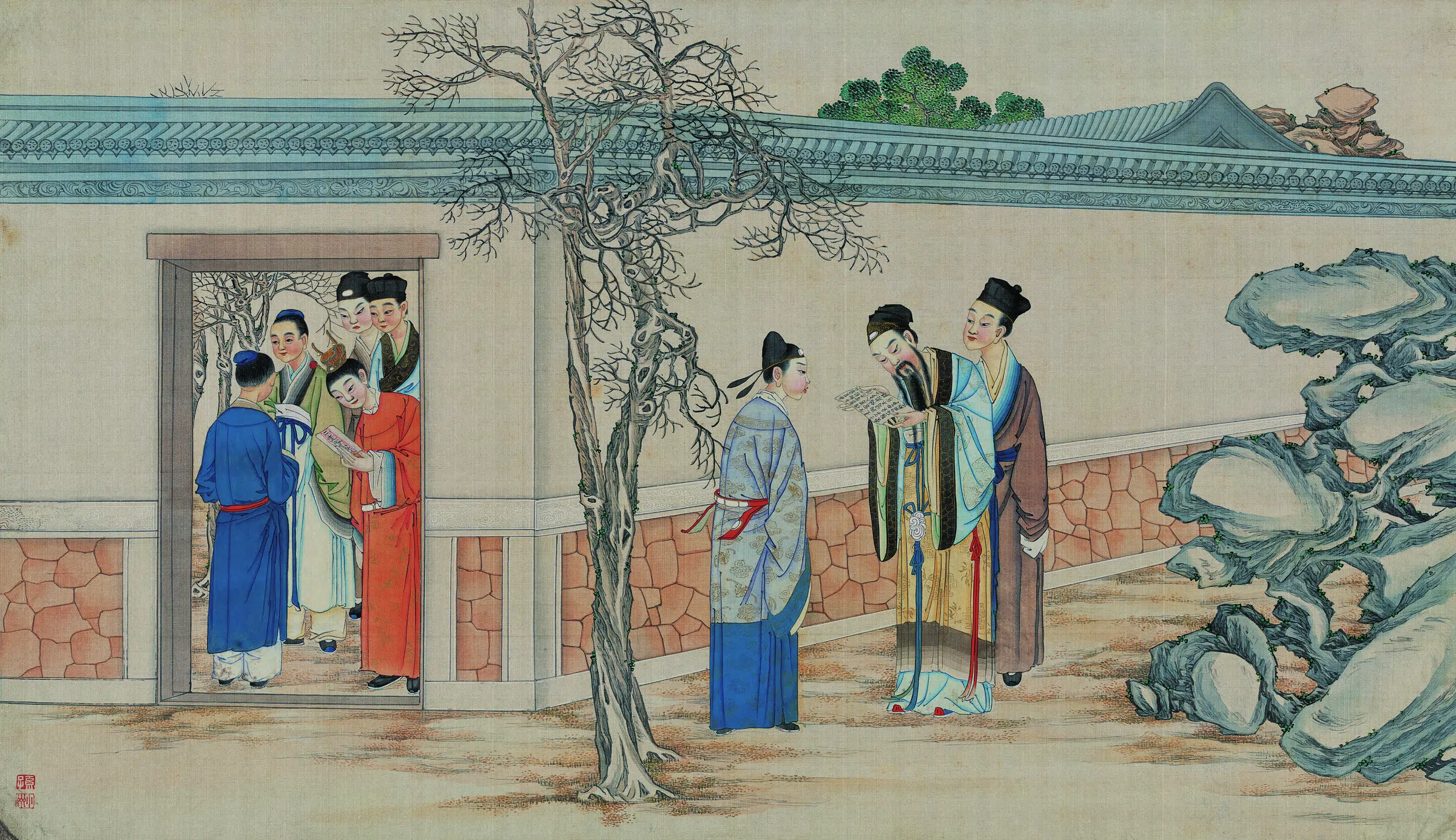 【孙温】《红楼梦图册第二版高清-93水月庵掀翻风月案》 第1张 【孙温】《红楼梦图册第二版高清-93水月庵掀翻风月案》 第1张