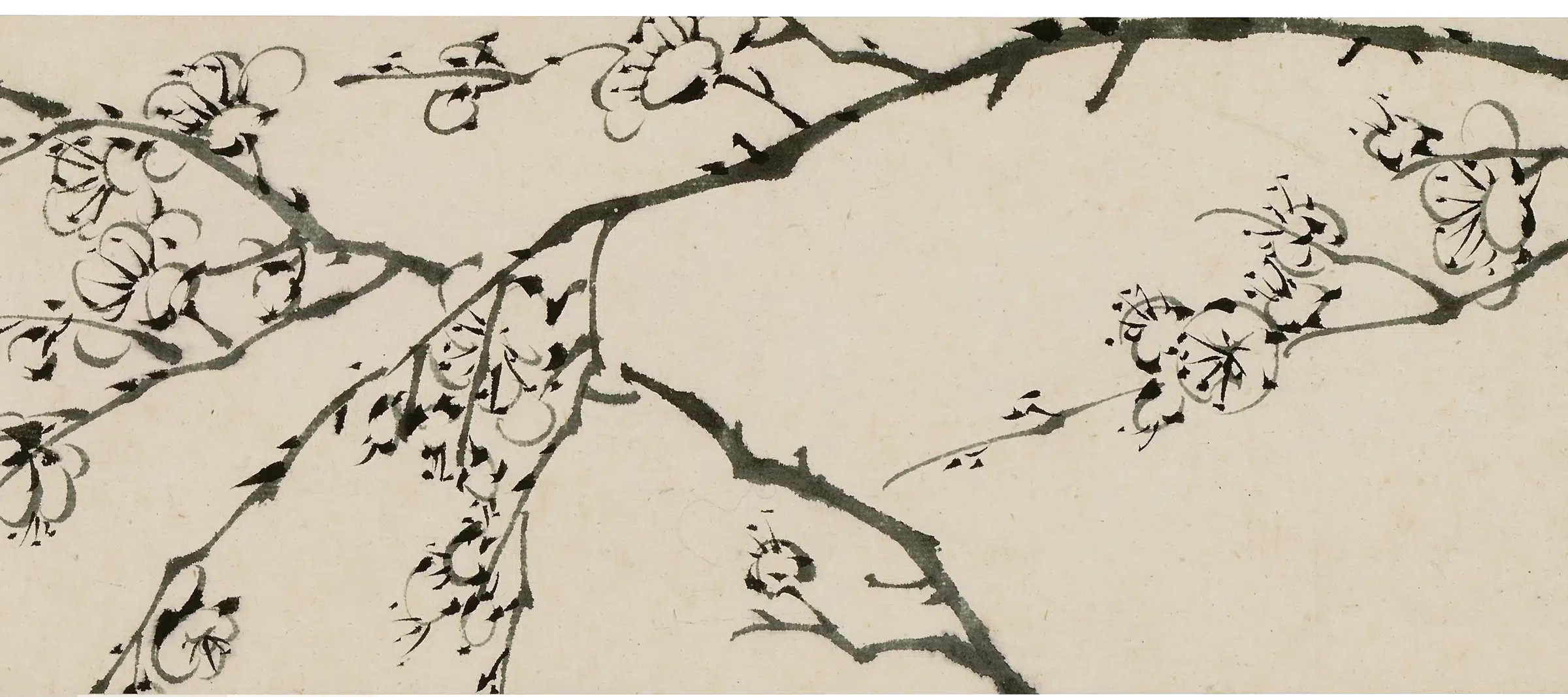 清代【金农】《寒梅一枝画卷》 第10张 清代【金农】《寒梅一枝画卷》 第10张