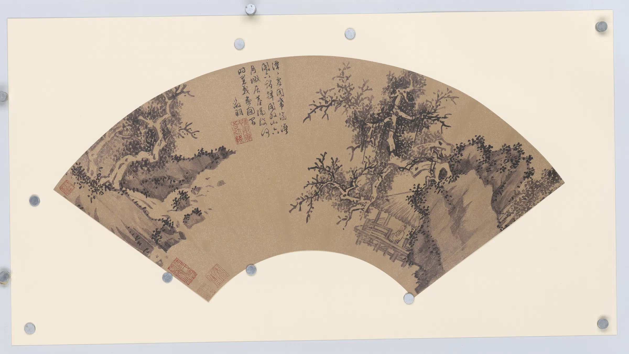 明朝【文徵明】《便面画扇面选集》 第17张 明朝【文徵明】《便面画扇面选集》 第17张