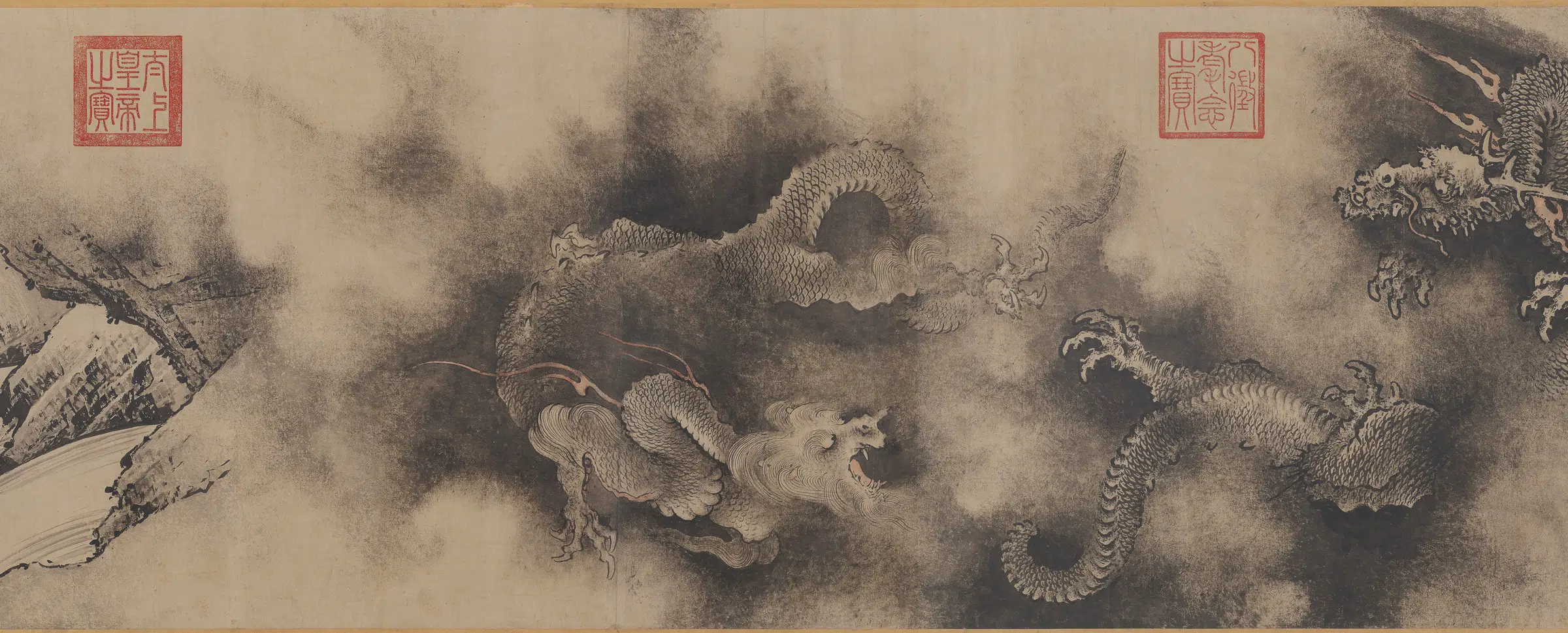 南宋【陈容】《九龙图卷(全卷)纸本》 第11张
