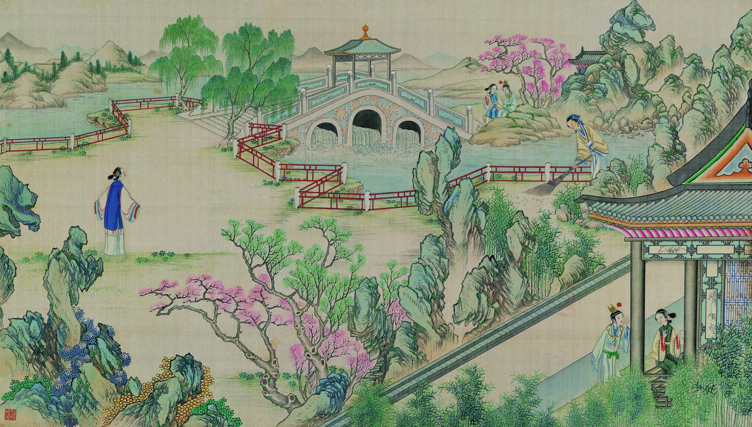 【孙温】《红楼梦图册第二版高清-57慧紫鹃情辞试莽玉》 第1张