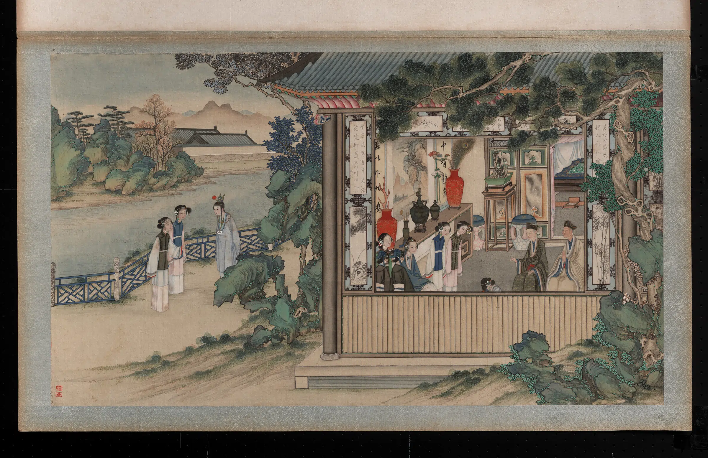 【孙温】《红楼梦画册第一版-美优伶斩情归水月》 第1张 【孙温】《红楼梦画册第一版-美优伶斩情归水月》 第1张