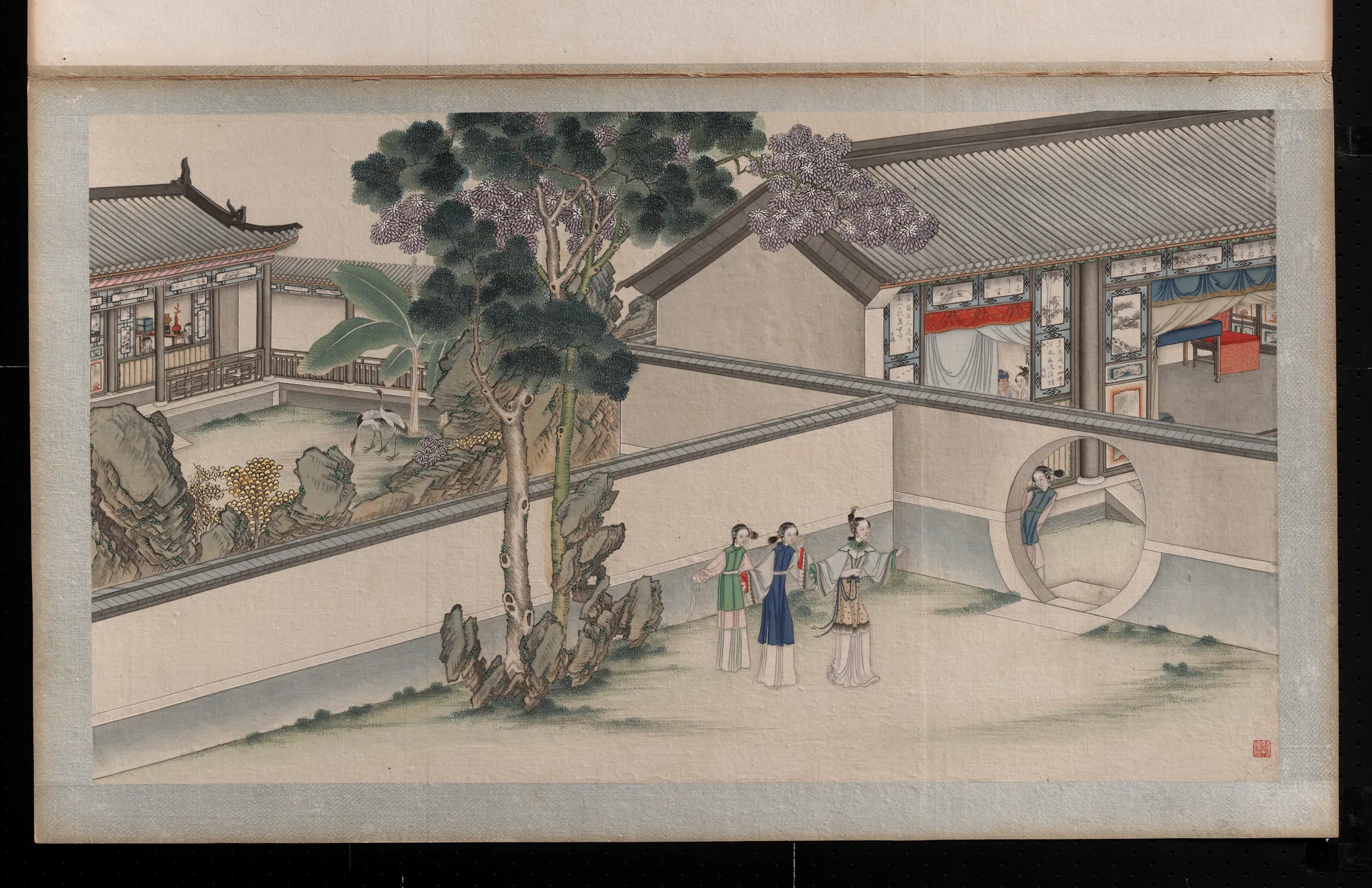【孙温】《红楼梦画册第一版-变生不测凤姐泼醋》