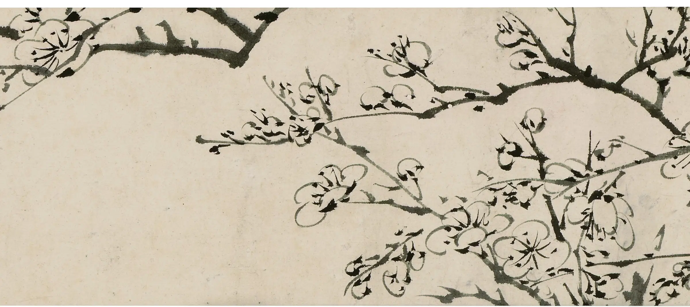 清代【金农】《寒梅一枝画卷》 第11张 清代【金农】《寒梅一枝画卷》 第11张