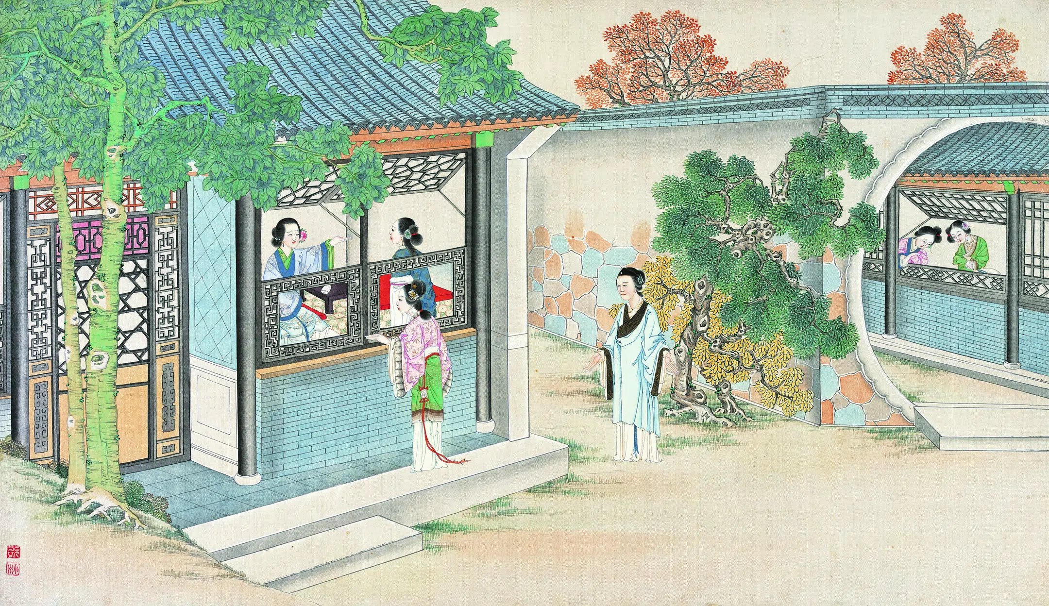 【孙温】《红楼梦画册第三版-(55)》