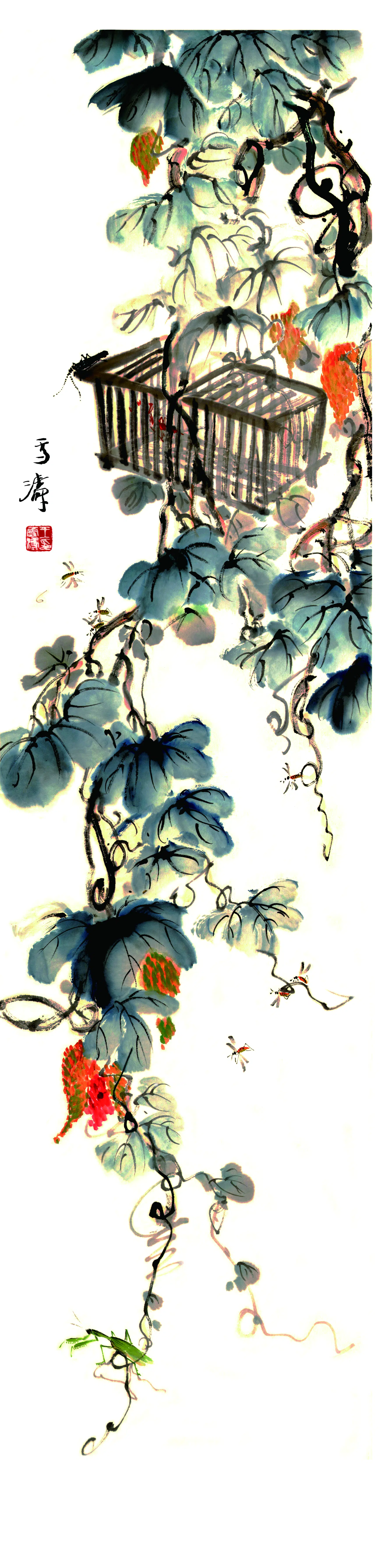 近现代【王雪涛】《花鸟图》