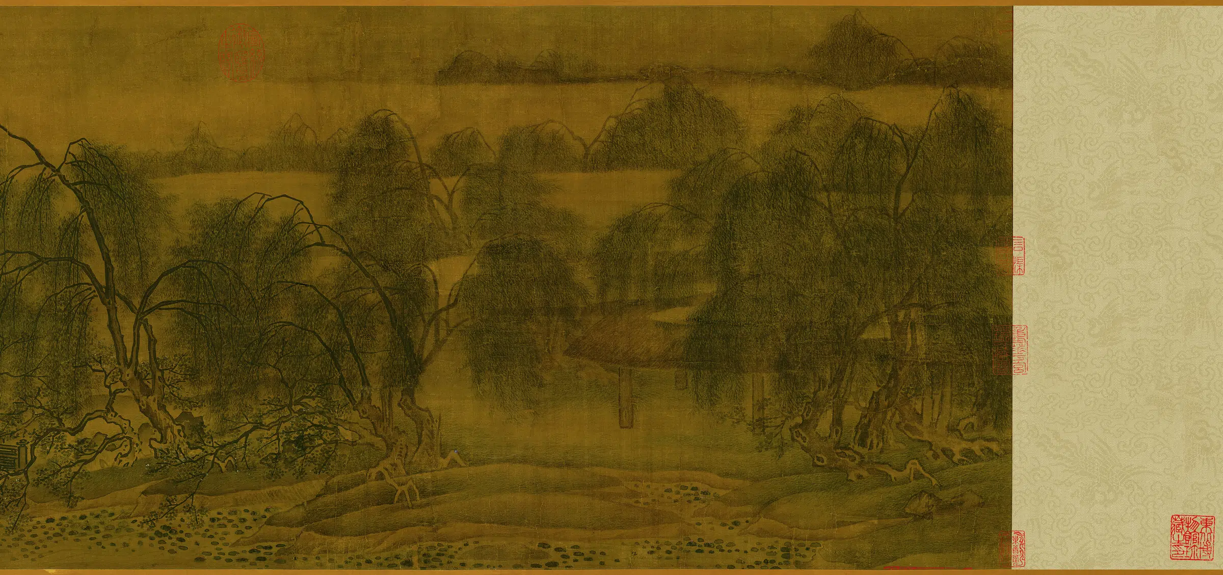 宋朝【马麟】《荷香清夏图(绢本)》 第5张