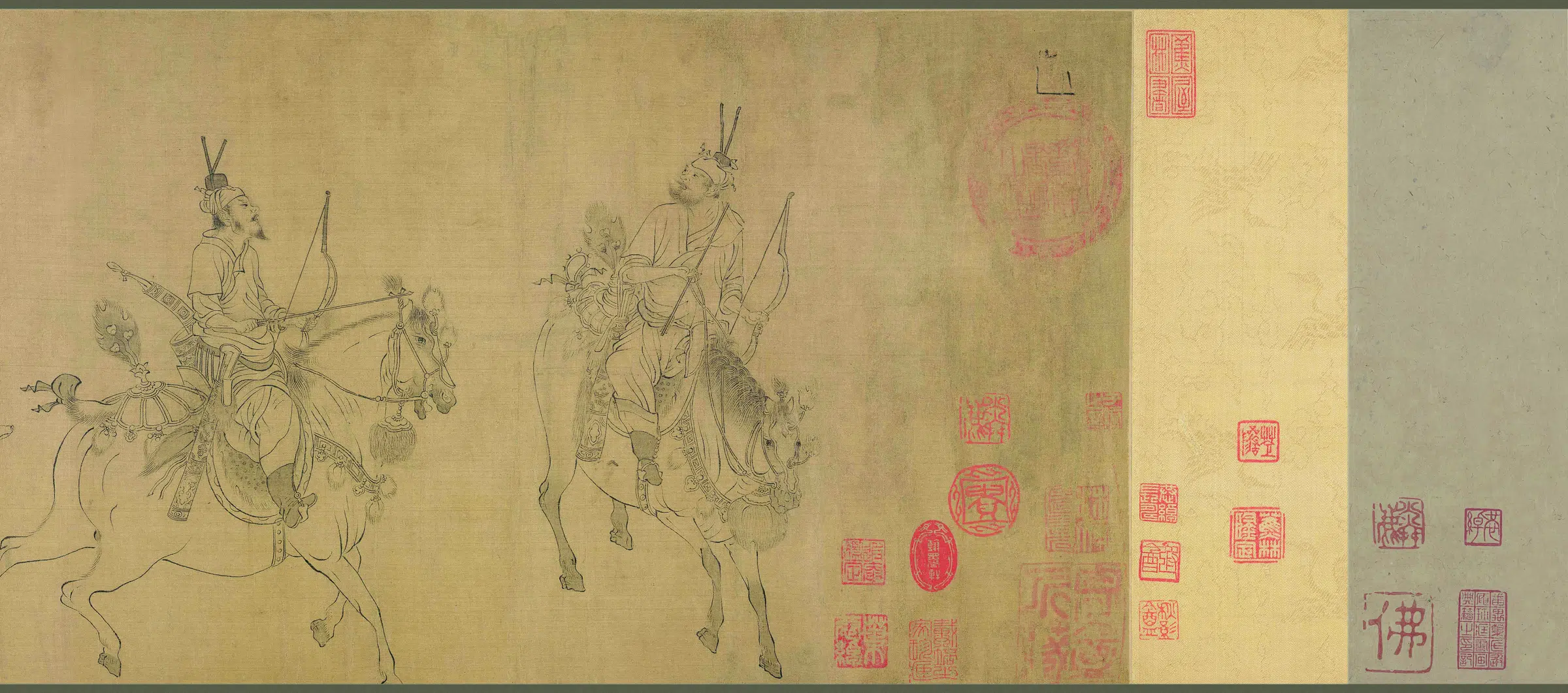 宋朝【李公麟】《西岳降灵图卷(绢本)》 第9张 宋朝【李公麟】《西岳降灵图卷(绢本)》 第9张