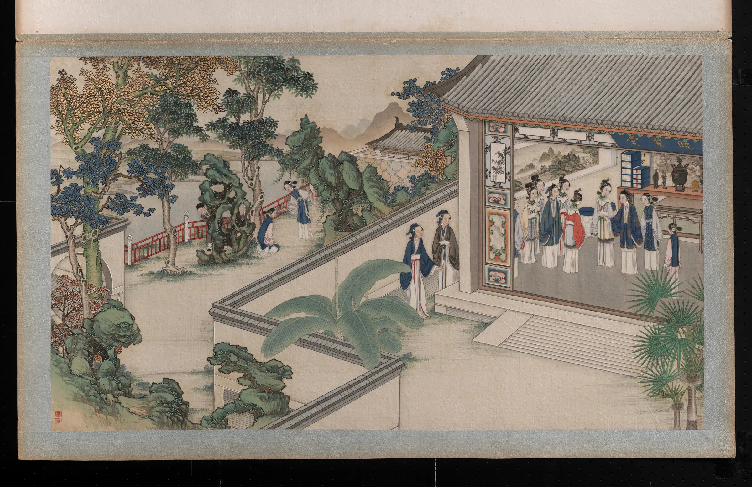 【孙温】《红楼梦画册第一版-嫌隙人有心生嫌隙》 第1张