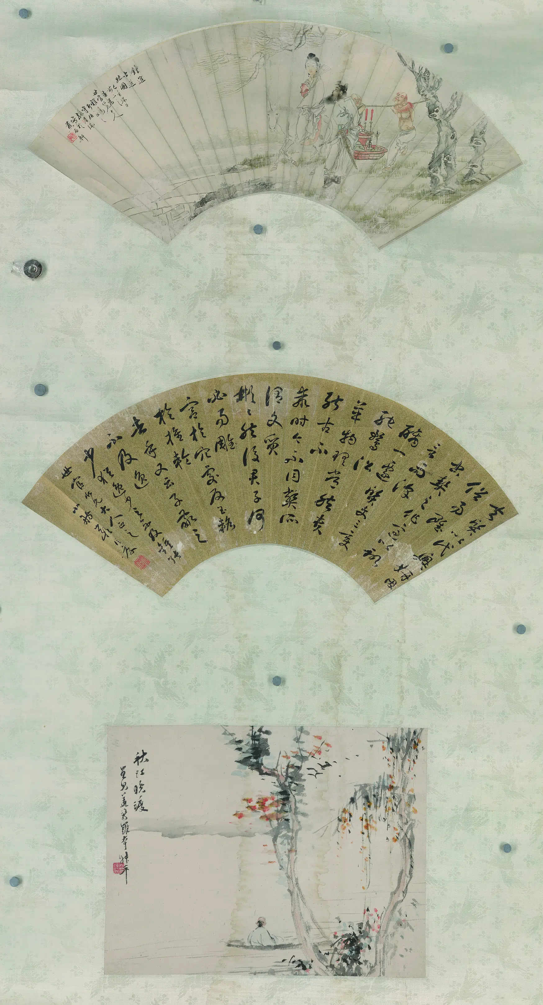 清代【张熊】《扇面小品》