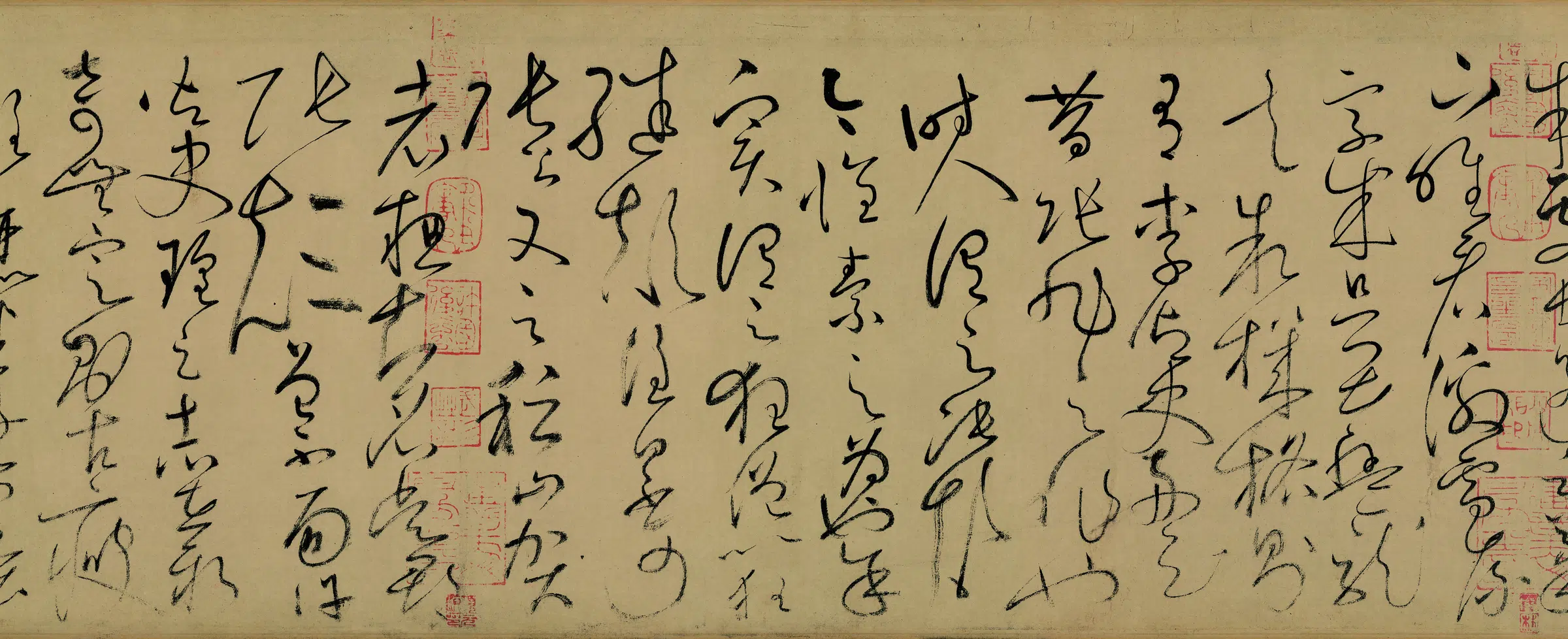 唐朝【怀素】《自叙帖全卷纸本》 第16张