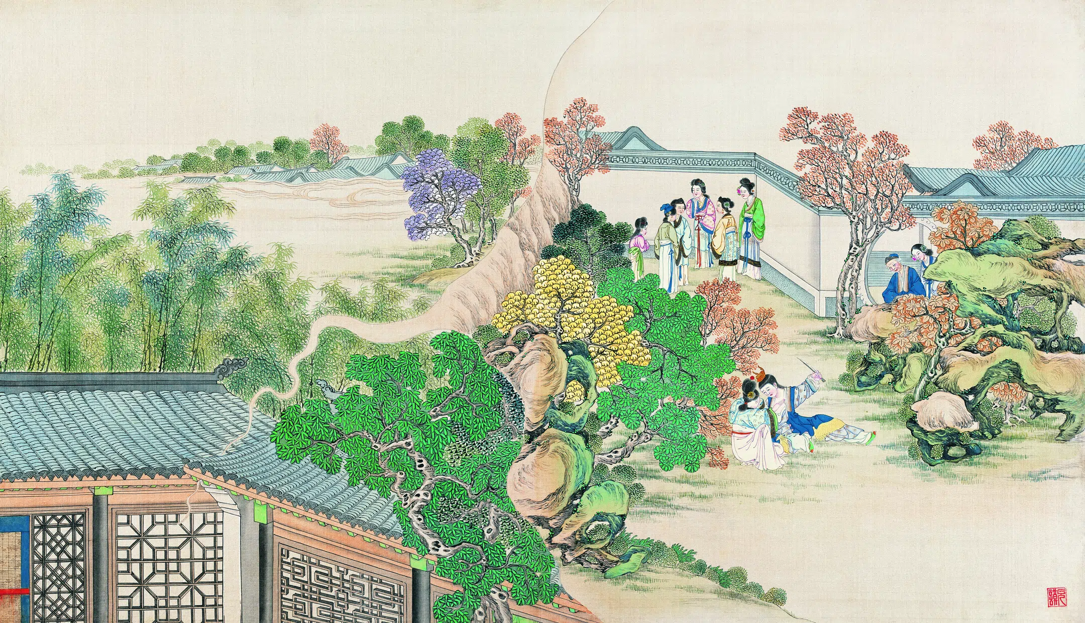 【孙温】《红楼梦画册第三版封面》 第1张