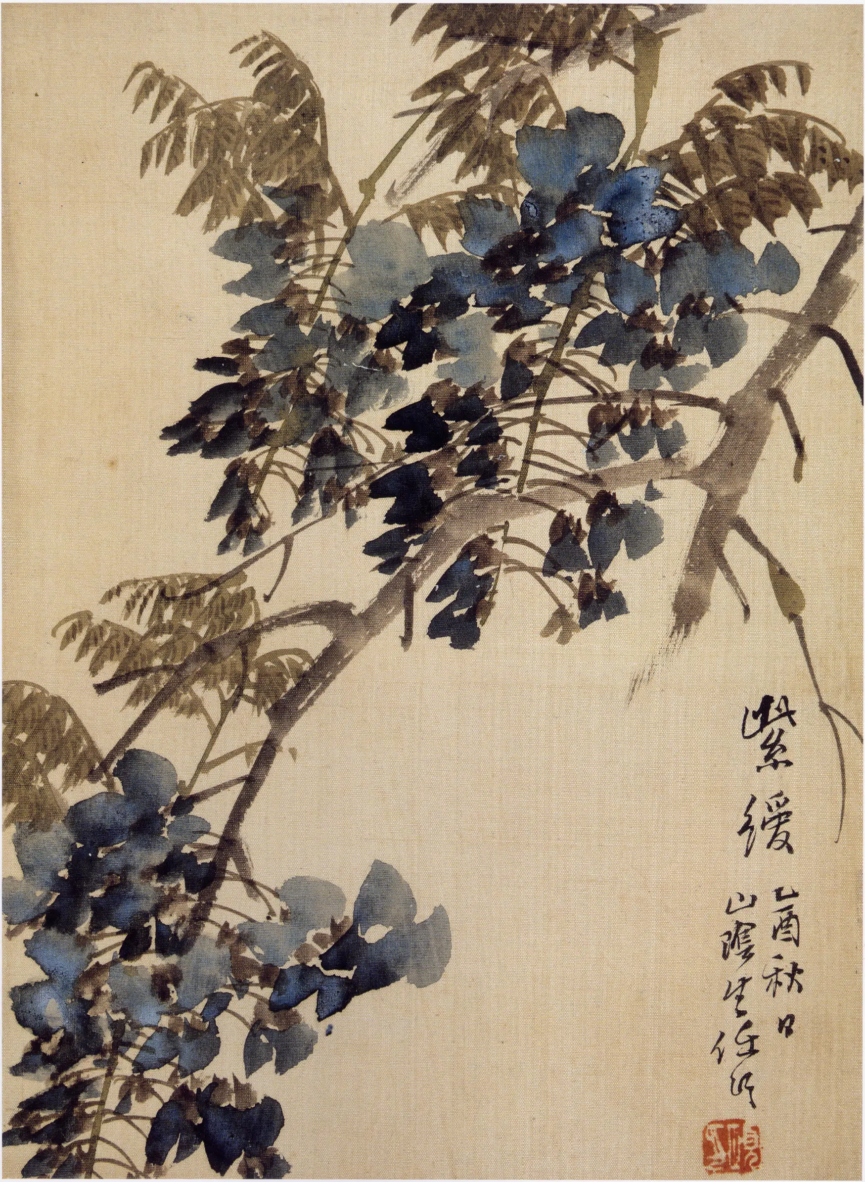 清代【任伯年】《花卉册页06》